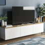 Hanah Home Soporte para TV Blanco y Roble
